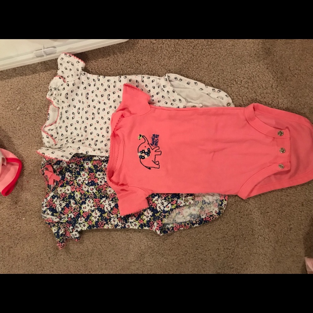 3 pack short sleeve onsies